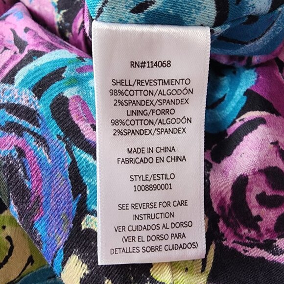 Ashely Park X RTR Womens Small Dress Mini Floral Strapless Multicolor Cocktail - Picture 8 of 10